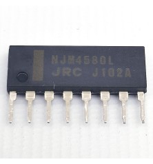 NJM4580L SIP-8 integrato amplificatore case sip-8