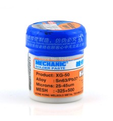 Stagno liquido 50gr MECHANIC XG-50 Sn63/Pb37 pasta saldante