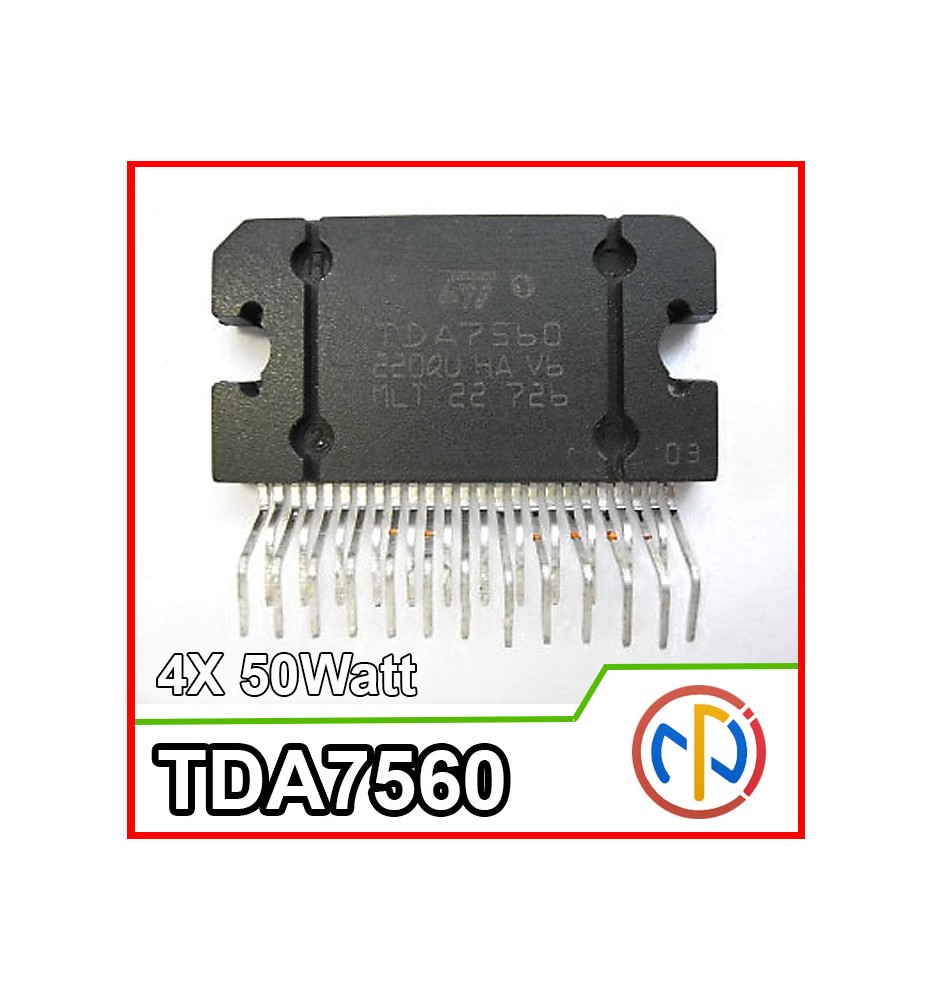 tda7560 amplificatore 4x50 12X