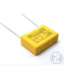 Condensatore polipropilene 100nf 0,1Uf class X2 274VAC 18x12mm