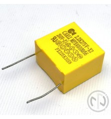 Condensatore polipropilene 2200nf 2,2Uf class X2 274VAC 25x24mm