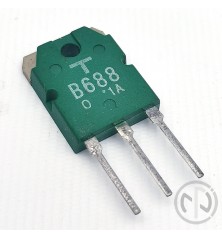 2sb688 PNP transitor audio amplifier 120V, 8A, 80W, 10MHz