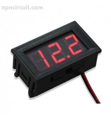 Voltmetro digitale da pannello LCD 4,5V-30V V27