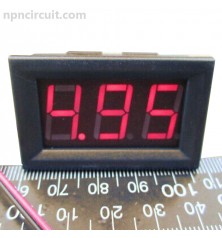 Voltmetro digitale da pannello LCD 4,5V-30V V27