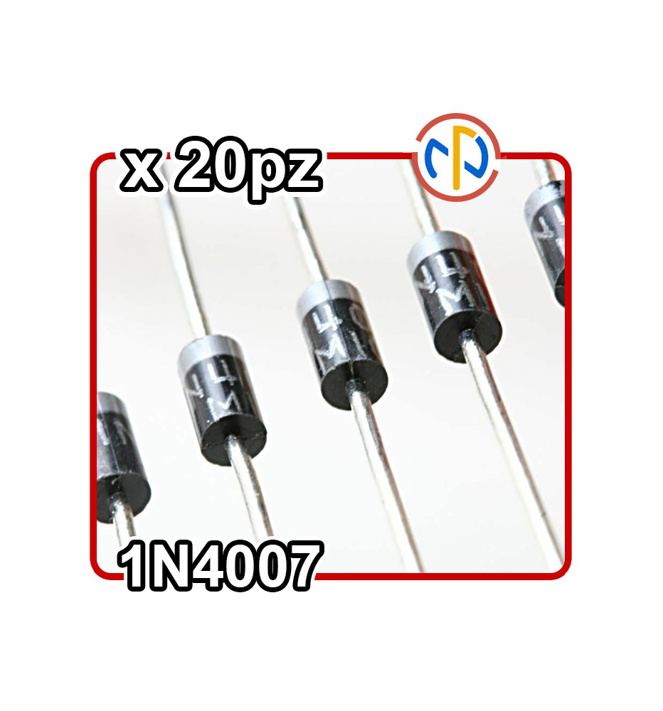 1n4007 diodo 1000v 1A