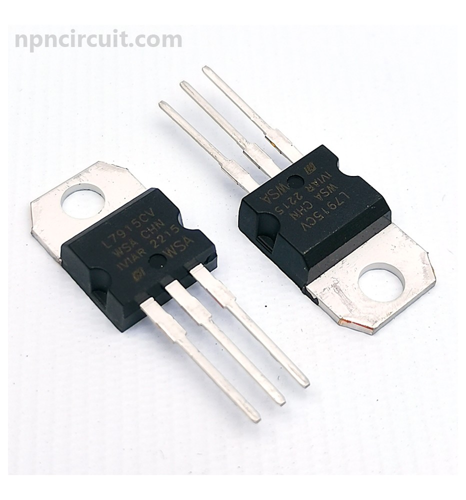 7915 stabilizzatore tensione negativa -15v Lm7915