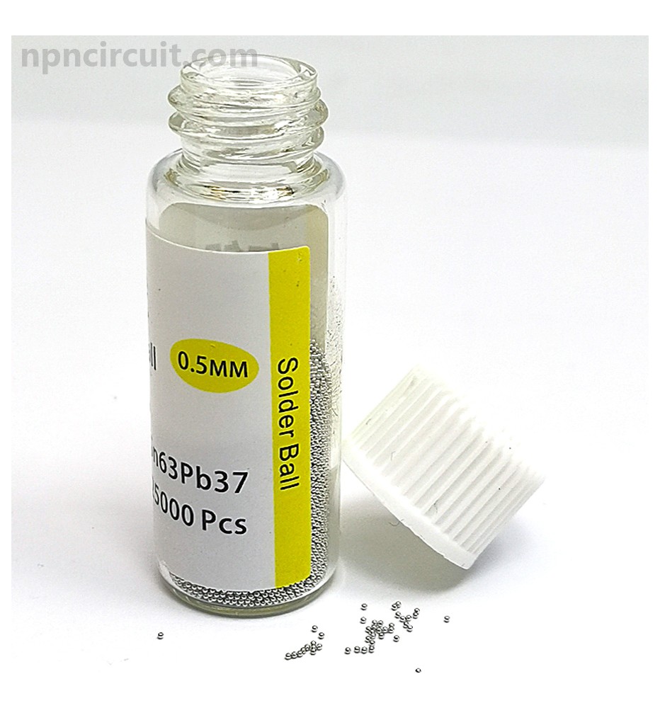 palline stagno 0.5mm 25000pz balls sn63/pb37