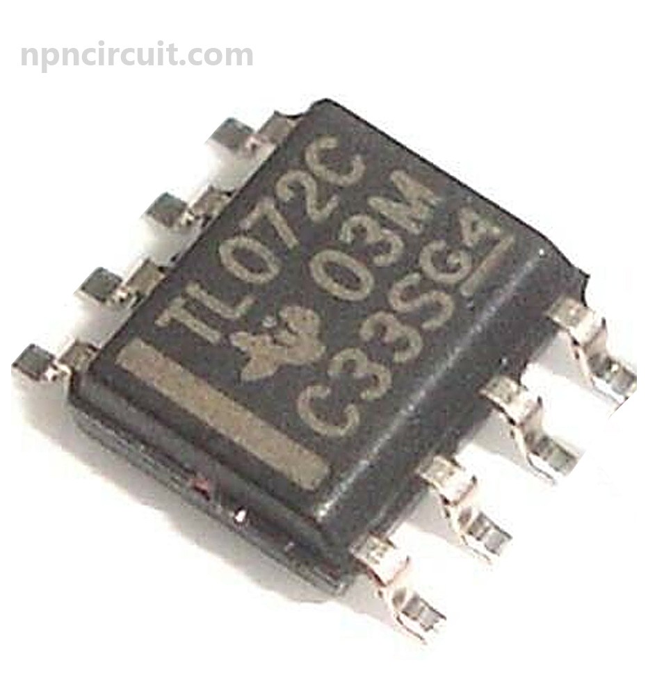 TL072 SMD SOP-8 Ic Operazionalel
